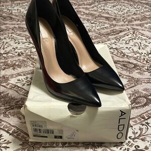 Aldo Black Stiletto Heels Classic Elegance